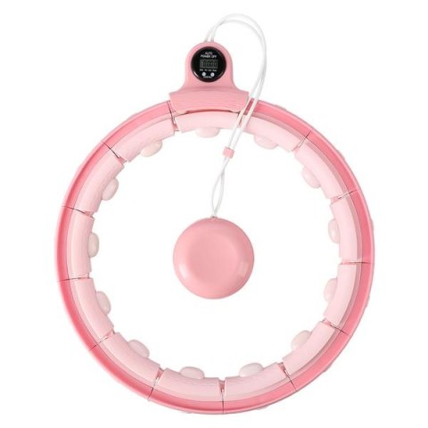 FH02 PINK HULA HOP Z OBCIĄŻNIKIEM + LICZNIK FH02 PINK HULA HOP Z OBCIĄŻNIKIEM + LICZNIK