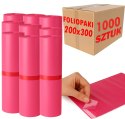 Foliopaki Kurierskie Różowe 200x300mm - 1000 szt.