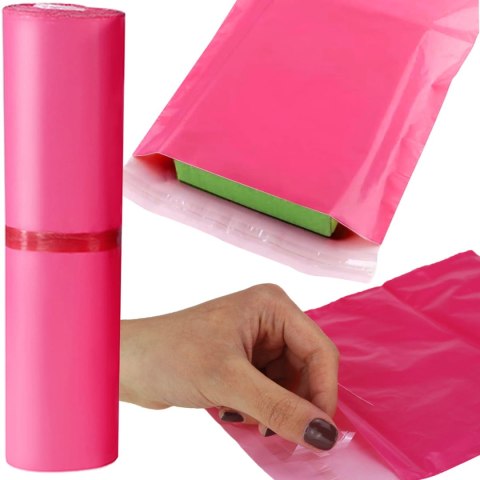 Foliopaki Kurierskie Różowe 200x300mm - 1000 szt. Foliopaki Kurierskie Różowe 200x300mm - 1000 szt.
