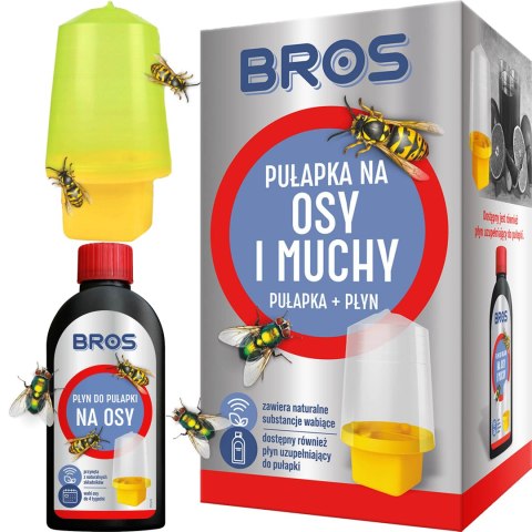 BROS - pułapka z płynem na osy i muchy BROS - pułapka z płynem na osy i muchy
