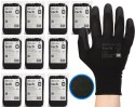 Rękawice Robocze MERCATOR Tech Black+Black PU - 120 Par (7 - S)